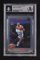 Allen Iverson Signed 2019-20 Hoops Premium Stock #285 (Beckett | Auto Grade BGS Authentic) at PristineAuction.com