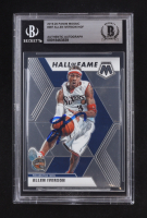 Allen Iverson Signed 2019-20 Panini Mosaic Silver HOF #287 (Beckett | Auto Grade BGS Authentic) at PristineAuction.com