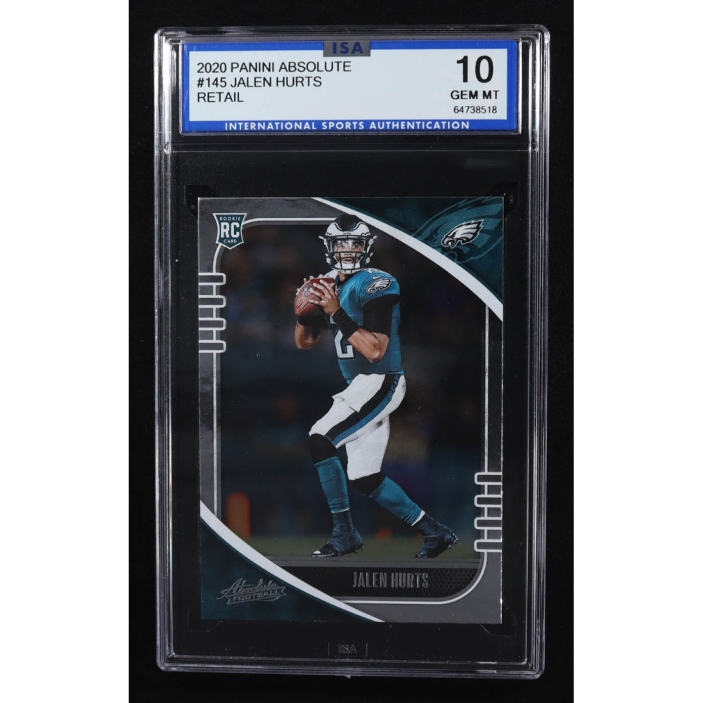Jalen Hurts 2020 Absolute Retail #145 RC (ISA 10) at PristineAuction.com