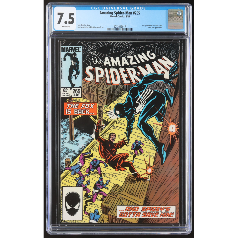 1985 "The Amazing Spider-Man" #265 Marvel Comic Book (CGC 7.5) at PristineAuction.com