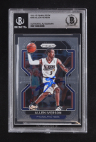 Allen Iverson Signed 2021-22 Panini Prizm #255 (Beckett | Auto Grade BGS Authentic) at PristineAuction.com