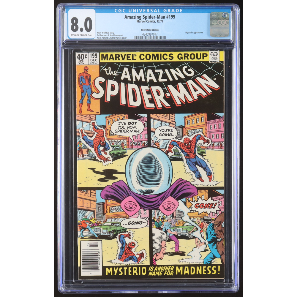 1979 "The Amazing Spider-Man" #199 Marvel Comic Book (CGC 8.0) at PristineAuction.com
