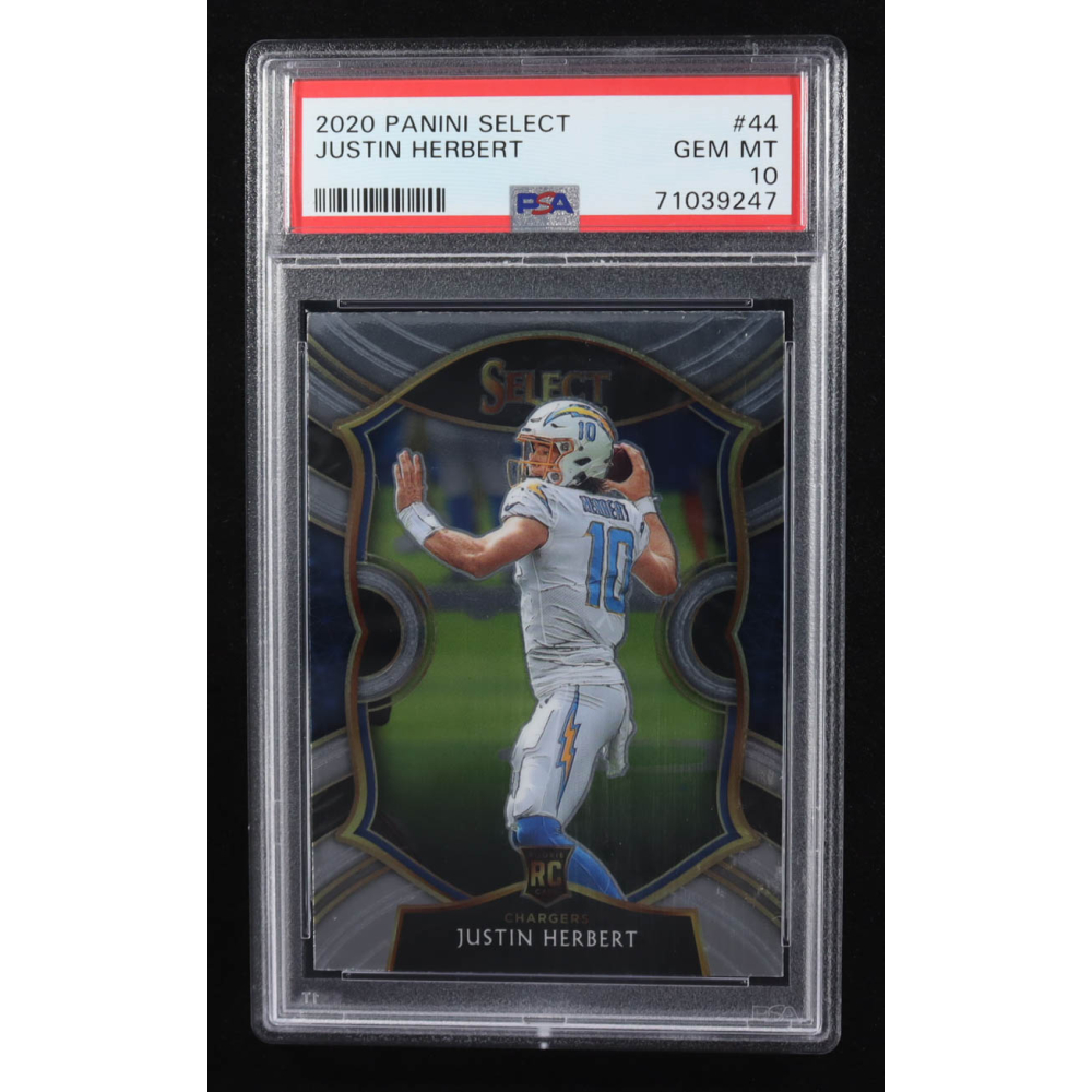 Justin Herbert 2020 Select #44 RC (PSA 10) at PristineAuction.com
