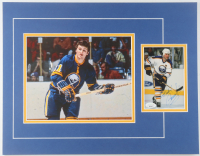 Gilbert Perreault Signed Sabers Custom Lithograph Display with Photo (JSA) at PristineAuction.com