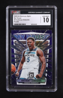Anthony Edwards 2023-24 Donruss Optic My House Purple #9 (CGC 10) at PristineAuction.com