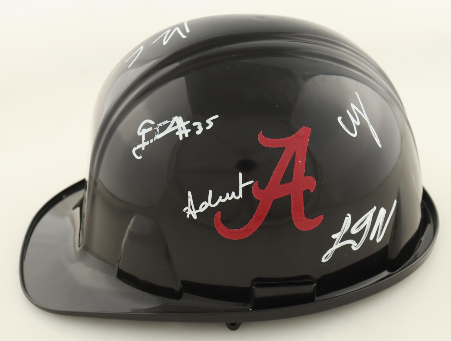 Alabama Crimson Tide Basketball Hard Hat Team-Signed By (9) With Mark Sears, Chris Youngblood, Grant Nelson, & Lebaron Philon (Beckett) at PristineAuction.com Alabama Crimson Tide Basketball Hard Hat Team-Signed By (9) With Mark Sears, Chris Youngblood, Grant Nelson, & Lebaron Philon (Beckett) at PristineAuction.com