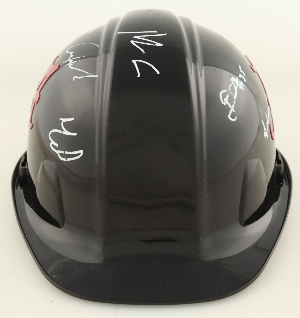 Alabama Crimson Tide Basketball Hard Hat Team-Signed By (9) With Mark Sears, Chris Youngblood, Grant Nelson, & Lebaron Philon (Beckett) at PristineAuction.com Alabama Crimson Tide Basketball Hard Hat Team-Signed By (9) With Mark Sears, Chris Youngblood, Grant Nelson, & Lebaron Philon (Beckett) at PristineAuction.com