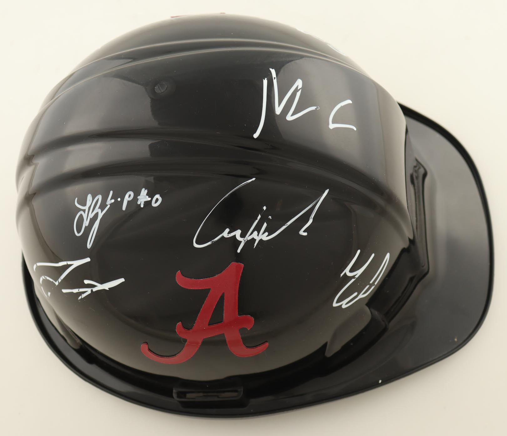 Alabama Crimson Tide Basketball Hard Hat Team-Signed By (9) With Mark Sears, Chris Youngblood, Grant Nelson, & Lebaron Philon (Beckett) at PristineAuction.com Alabama Crimson Tide Basketball Hard Hat Team-Signed By (9) With Mark Sears, Chris Youngblood, Grant Nelson, & Lebaron Philon (Beckett) at PristineAuction.com