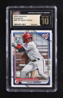 Dylan Crews 2024 Bowman Prospects #BP23 RC (CGC 10 | Pristine Black Label) at PristineAuction.com