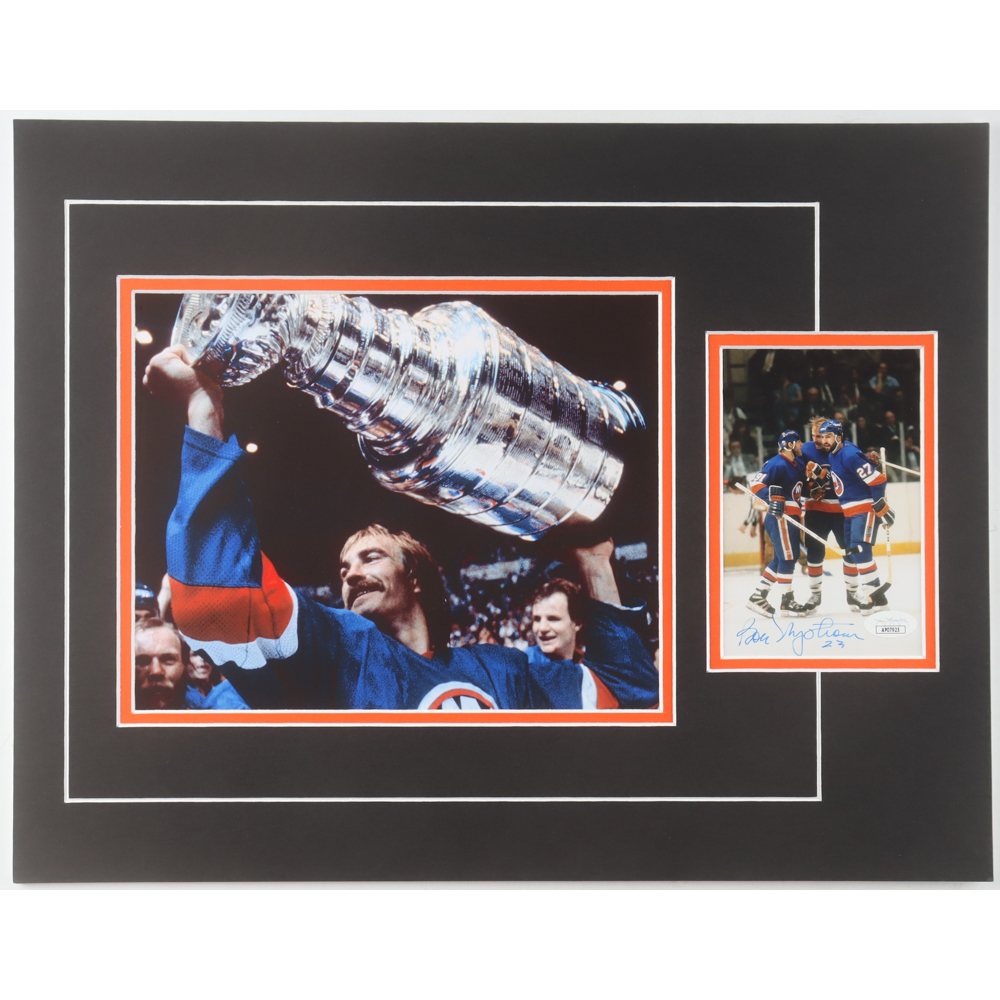 Bob Nystrom Signed Islanders Custom Lithograph Display with Photo (JSA) at PristineAuction.com