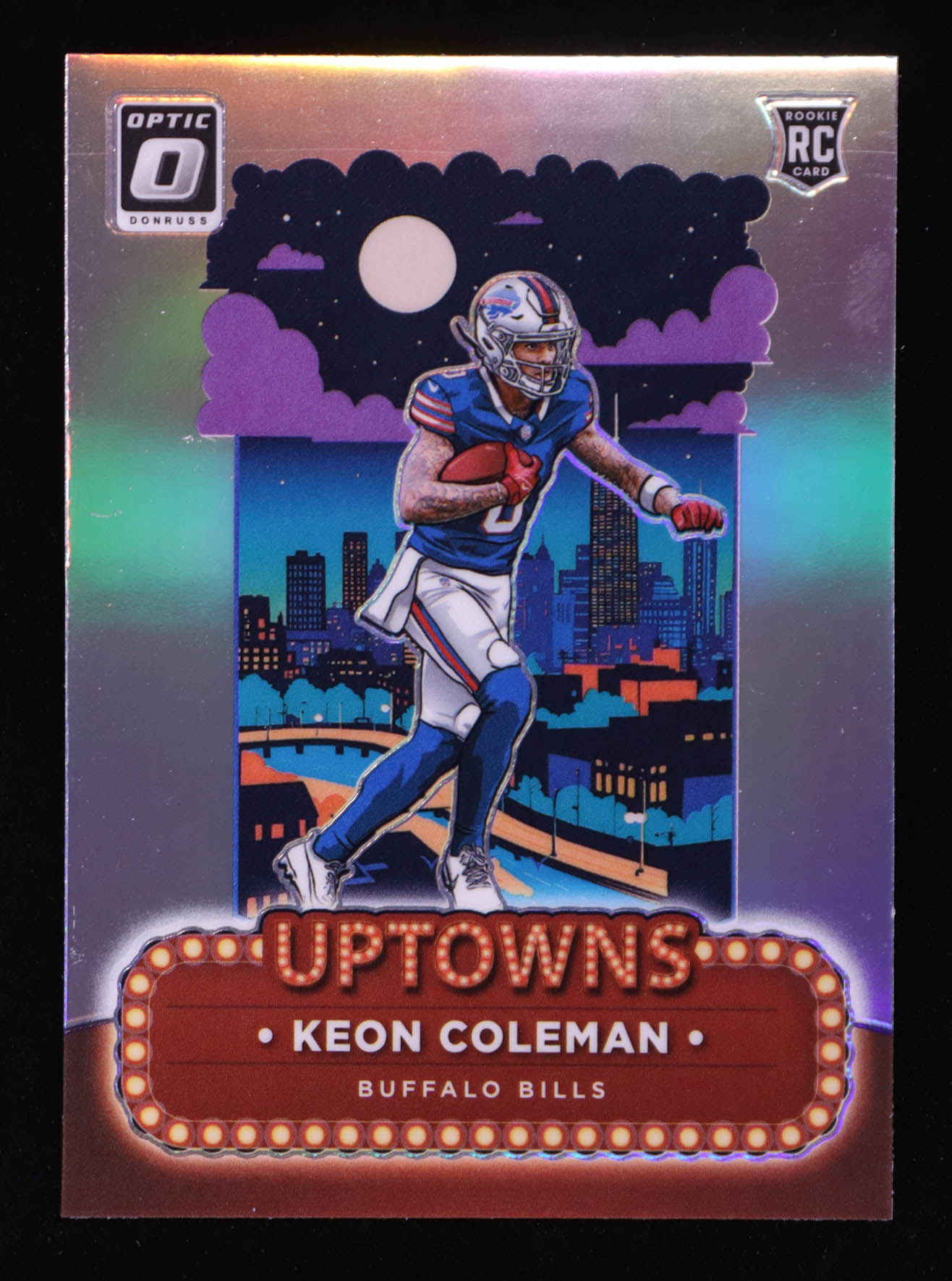 Keon Coleman 2024 Donruss Optic Uptowns #15 RC at PristineAuction.com Keon Coleman 2024 Donruss Optic Uptowns #15 RC at PristineAuction.com