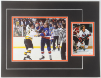 Bob Nystrom Signed Islanders Custom Lithograph Display with Photo (JSA) at PristineAuction.com