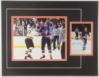 Bob Nystrom Signed Islanders Custom Lithograph Display with Photo (JSA) at PristineAuction.com