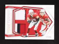 Zach Ertz / Trey McBride 2022 Absolute Team Tandem Materials Holo Silver #18 #17/25 at PristineAuction.com