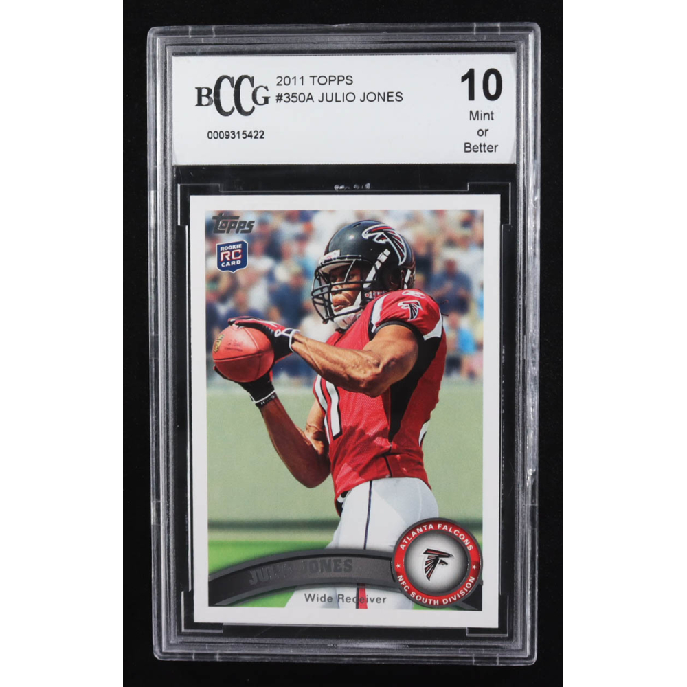 Julio Jones 2011 Topps #350A RC (BCCG 10) at PristineAuction.com