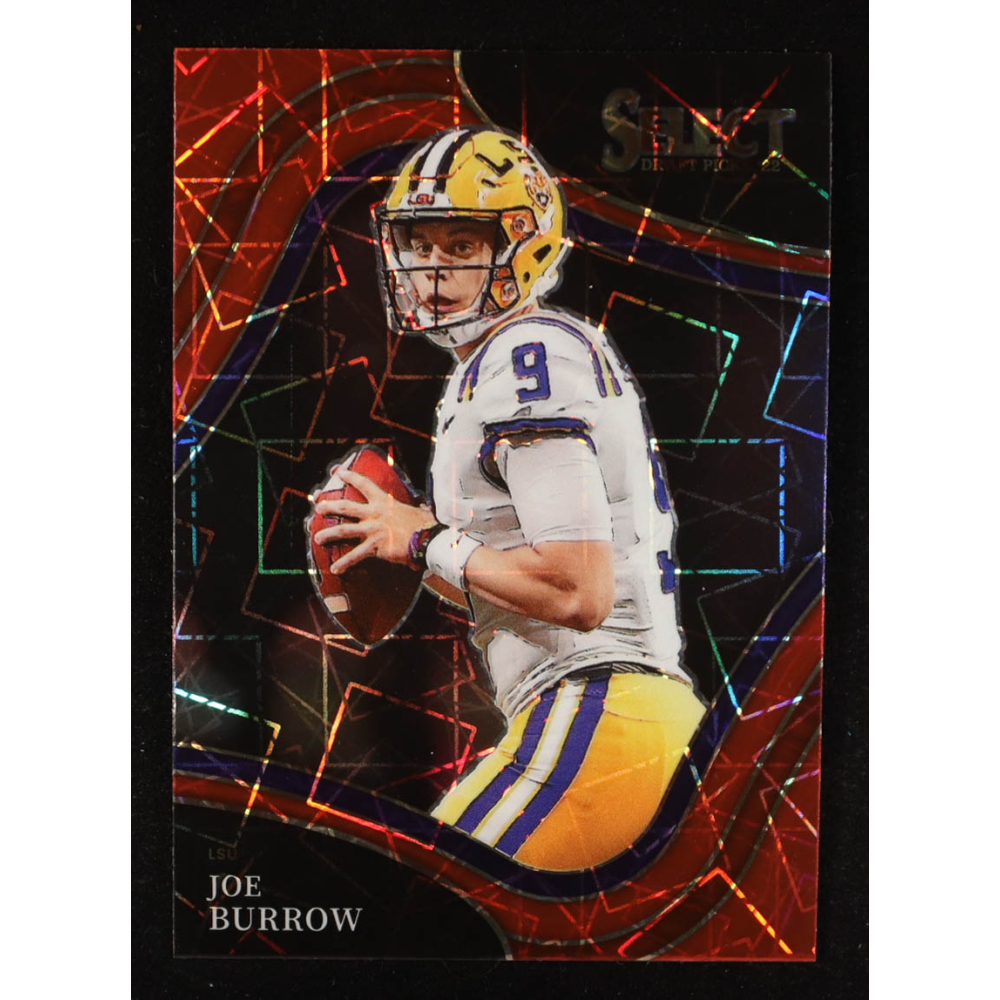 Joe Burrow 2022 Select Draft Picks Prizms Red Lazer #141 at PristineAuction.com