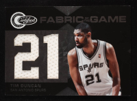 Tim Duncan 2010-11 Totally Certified Fabric of the Game Jumbo Jersey Number #19 #282/299 at PristineAuction.com