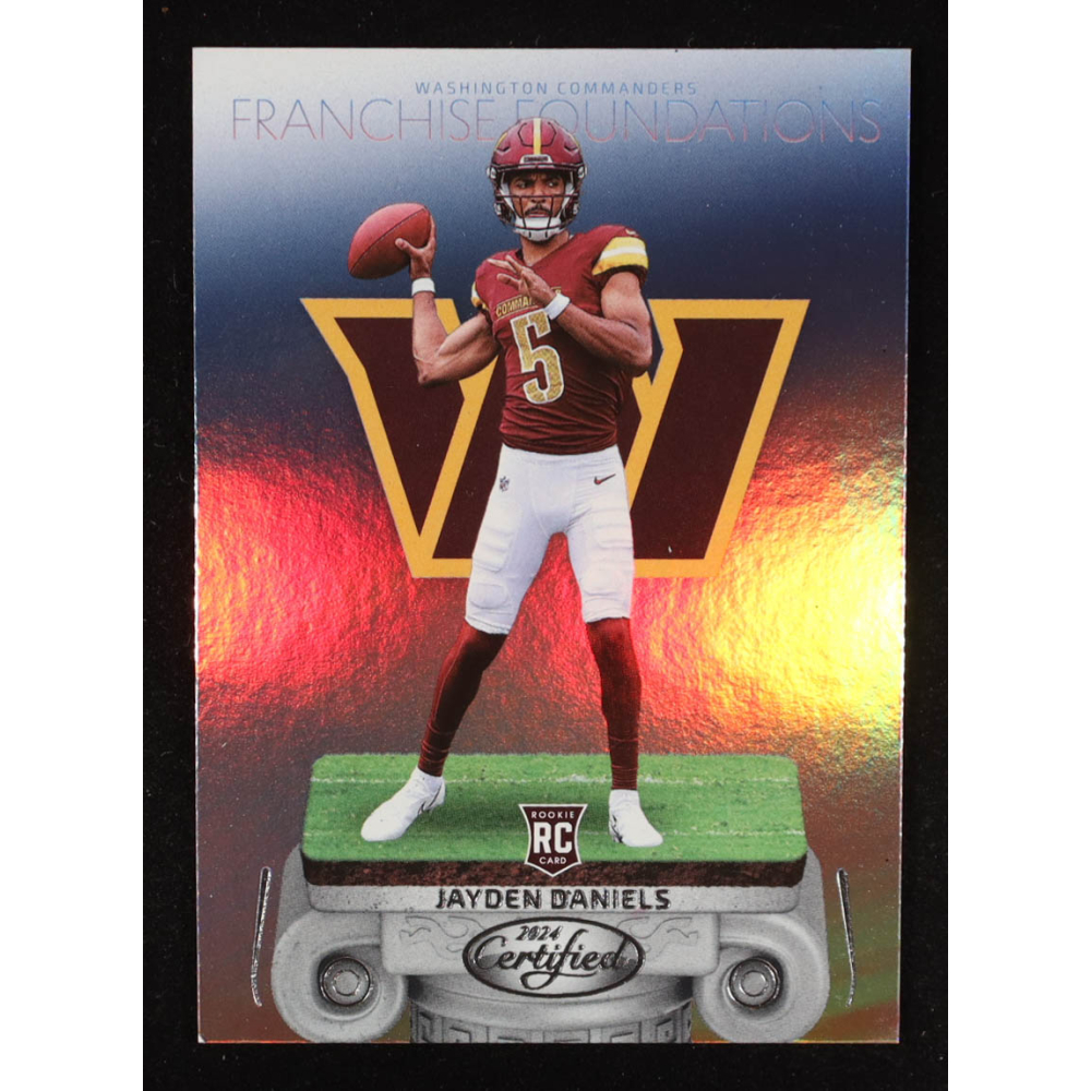 Jayden Daniels 2024 Certified Franchise Foundations #6 RC at PristineAuction.com