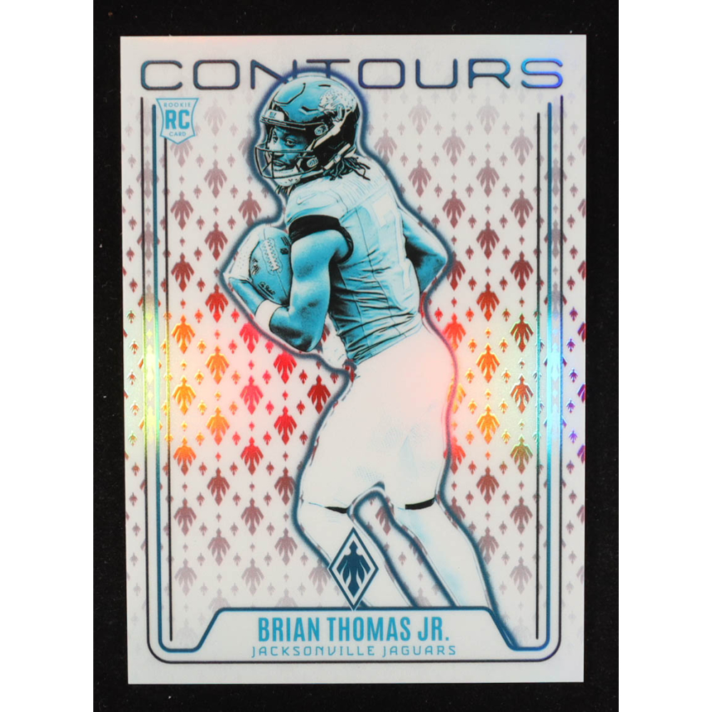 Brian Thomas Jr. 2024 Panini Phoenix Contours Red #20 #2/99 at PristineAuction.com