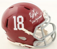 Ryan Williams Signed Alabama Crimson Tide Speed Mini Helmet Inscribed "Hollywood" (JSA) at PristineAuction.com