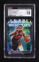 Cason Wallace 2023-24 Donruss Optic White Hot Rookies Purple #3 RC (CGC 10) at PristineAuction.com