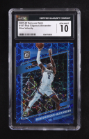 Shai Gilgeous-Alexander 2021-22 Donruss Optic Blue Velocity #147 (CGC 10) at PristineAuction.com