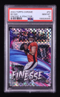 Bo Nix 2024 Topps Chrome Finesse X-Fractors #F4 RC (PSA 10) at PristineAuction.com