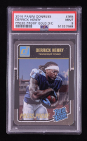 Derrick Henry 2016 Donruss Press Proofs Gold Die Cut #365 RR RC #06/25 (PSA 9) at PristineAuction.com