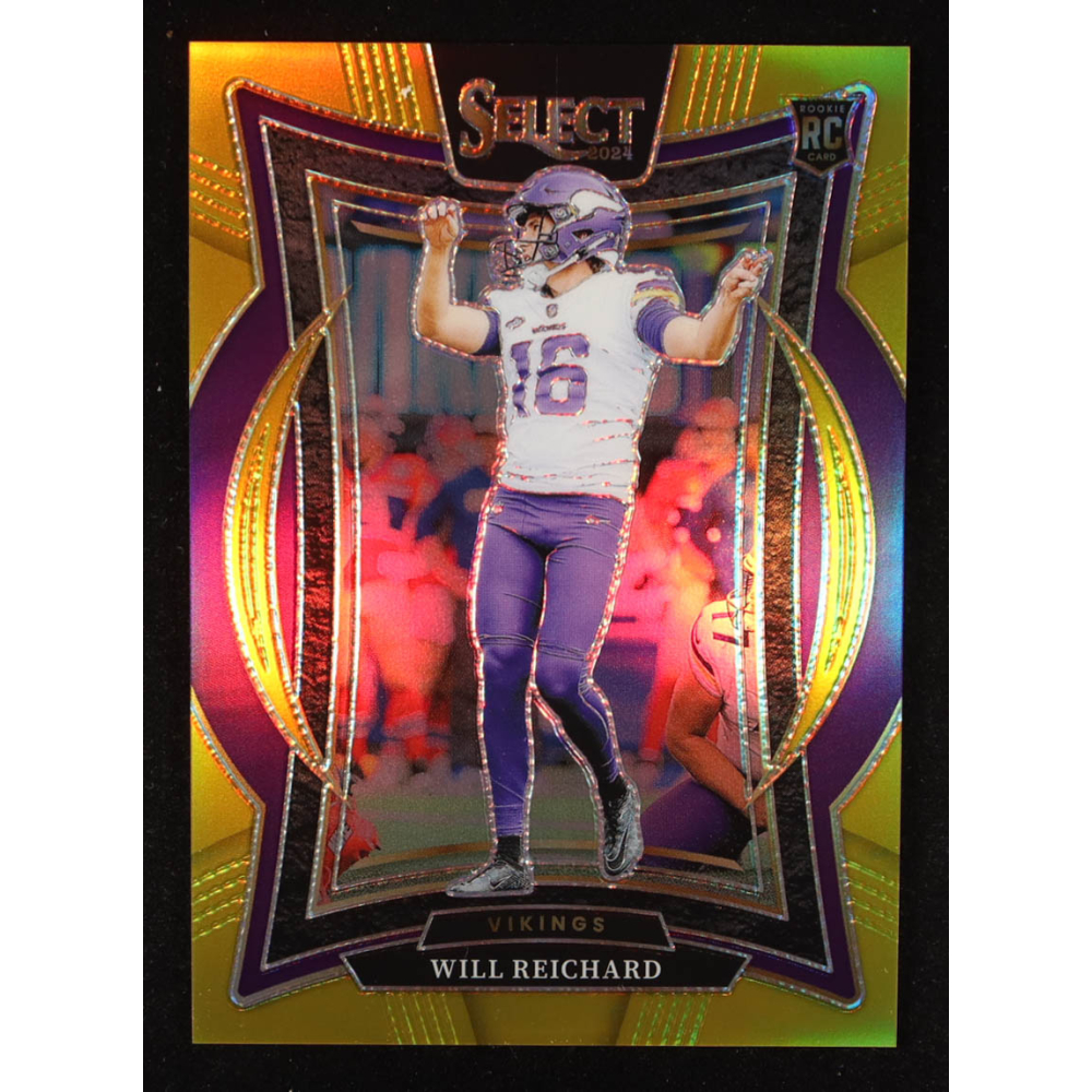 Will Reichard 2024 Select Prizm Gold #21 RC #2/10 at PristineAuction.com