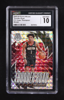 Amen Thompson 2023-24 Panini Mosaic Thunder Road Mosaic #12 RC (CGC 10) at PristineAuction.com