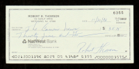 Bobby Thomson Signed Check (PSA) at PristineAuction.com