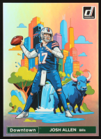Josh Allen 2024 Donruss Downtown! Oversize #2 at PristineAuction.com