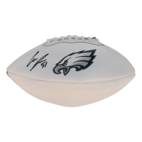 Cam Jurgens Signed Eagles Logo Football (PSA) at PristineAuction.com
