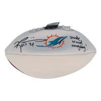 Ricky Williams Signed Dolphins Logo Football Inscribed "Smoke Weed Everyday!" (Beckett) at PristineAuction.com