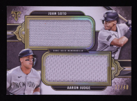 Aaron Judge/Juan Soto 2024 Topps Triple Threads Dual Jumbo Relics #DRJJS #31/48 at PristineAuction.com