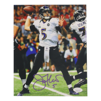 Joe Flacco Signed Ravens 8x10 Photo (JSA) at PristineAuction.com