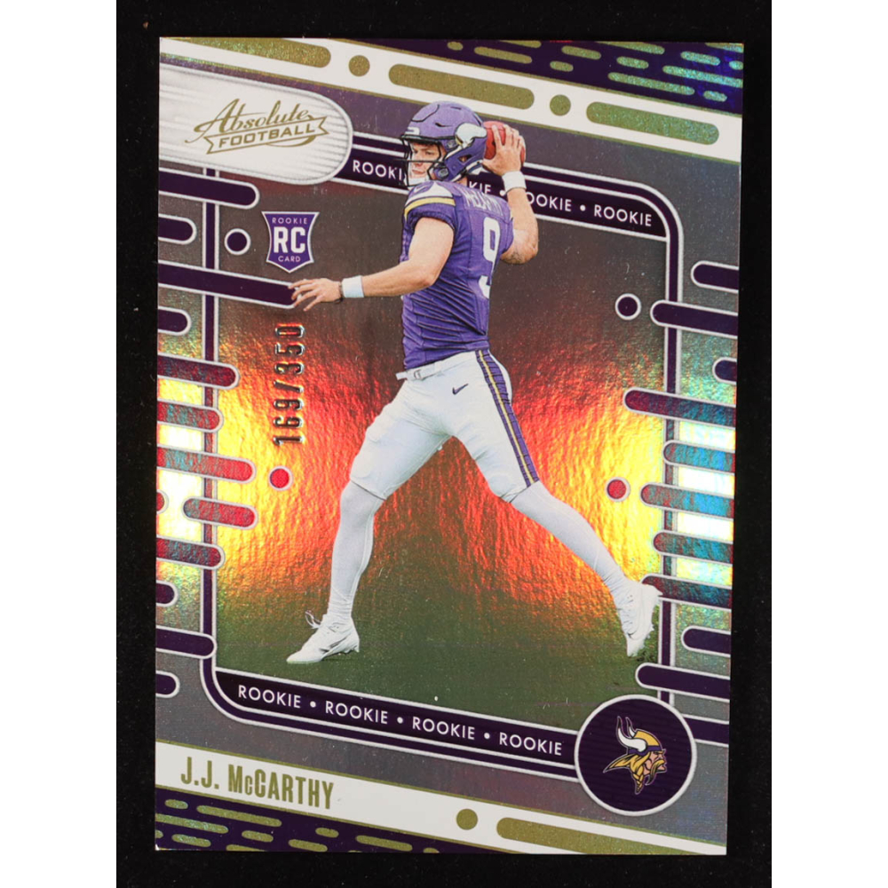 JJ McCarthy 2024 Absolute #110 #169/350 RC at PristineAuction.com