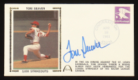 Tom Seaver Signed Reds 1981 FDC Envelope (Beckett) at PristineAuction.com