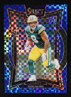Josh Jacobs 2024 Select Prizm Blue #73 #076/249 at PristineAuction.com