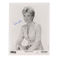 Vanna White Signed "Wheel Of Fortune" 8x10 Photo (JSA) at PristineAuction.com