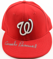 Camilo Pascual Signed Twins Logo Fitted Hat (JSA) at PristineAuction.com