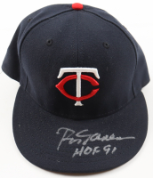 Rod Carew Signed Twins Logo Fitted Hat Inscribed "HOF 91" (Fanatics & MLB) at PristineAuction.com