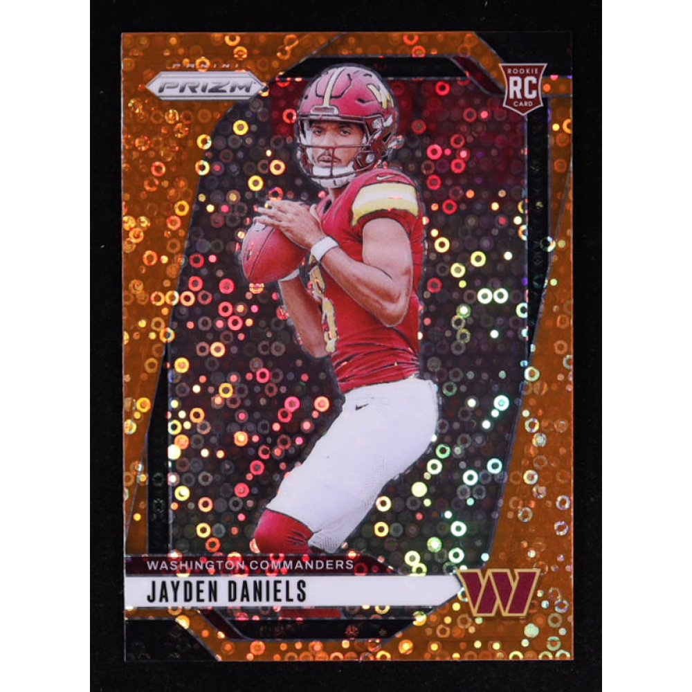 Jayden Daniels 2024 Panini Prizm Prizms Disco #347 RC at PristineAuction.com