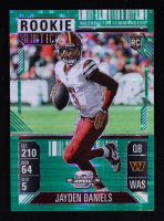 Jayden Daniels 2024 Panini Contenders Optic Green Pulsar #75 #23/49 RC at PristineAuction.com