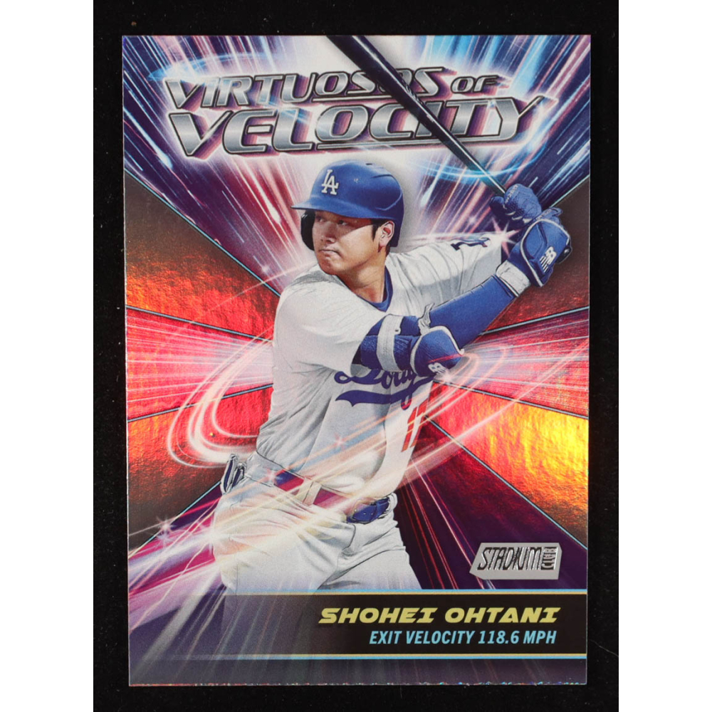 Shohei Ohtani 2024 Stadium Club Virtuosos of Velocity #VV5 at PristineAuction.com