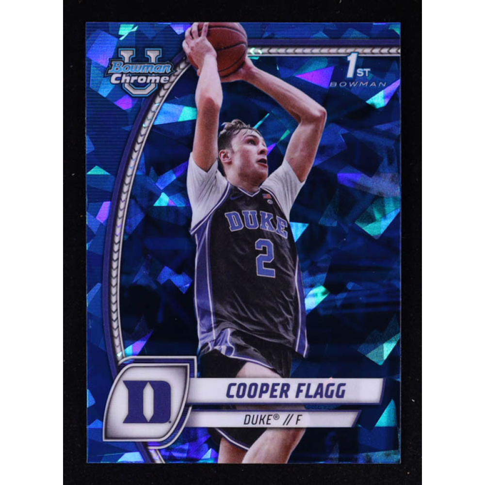 Cooper Flagg 2024-25 Bowman Chrome Sapphire University #16 RC at PristineAuction.com