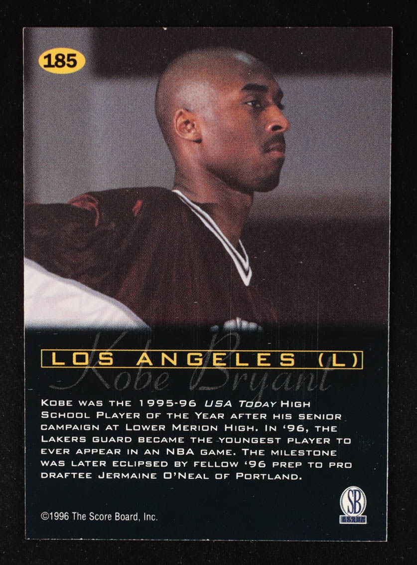 Kobe Bryant 1996-97 Score Board All Sport PPF #185 RC at PristineAuction.com Kobe Bryant 1996-97 Score Board All Sport PPF #185 RC at PristineAuction.com