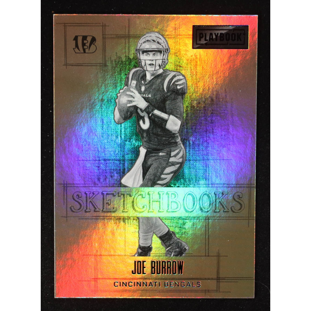 Joe Burrow 2022 Panini Playbook Sketchbooks #6 at PristineAuction.com