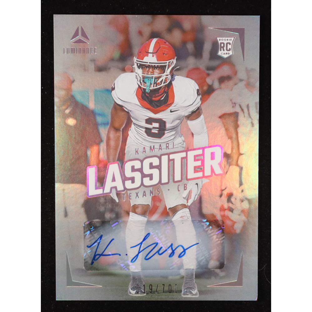 Kamari Lassiter 2024 Panini Luminance Autographs #127 RC #19/700 at PristineAuction.com