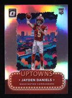 Jayden Daniels 2024 Donruss Optic Uptowns #2 RC at PristineAuction.com